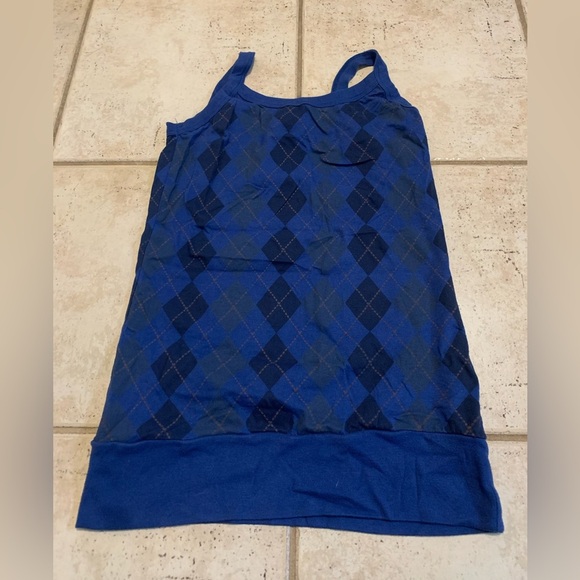 Bluenotes Argyle Tank Top - Size Large - Picture 3 of 5